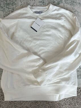 Men's Crewneck Sweater - White